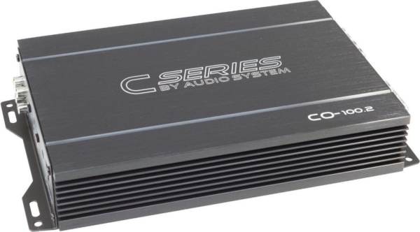 Audio System CO-100.2 - Leistungsstarke 2-Kanal Class-A/B Car-Hifi Endstufe / Verstärker (2x 160 Watt RMS @ 2 Ohm / 1x 320 Watt RMS gebrückt)